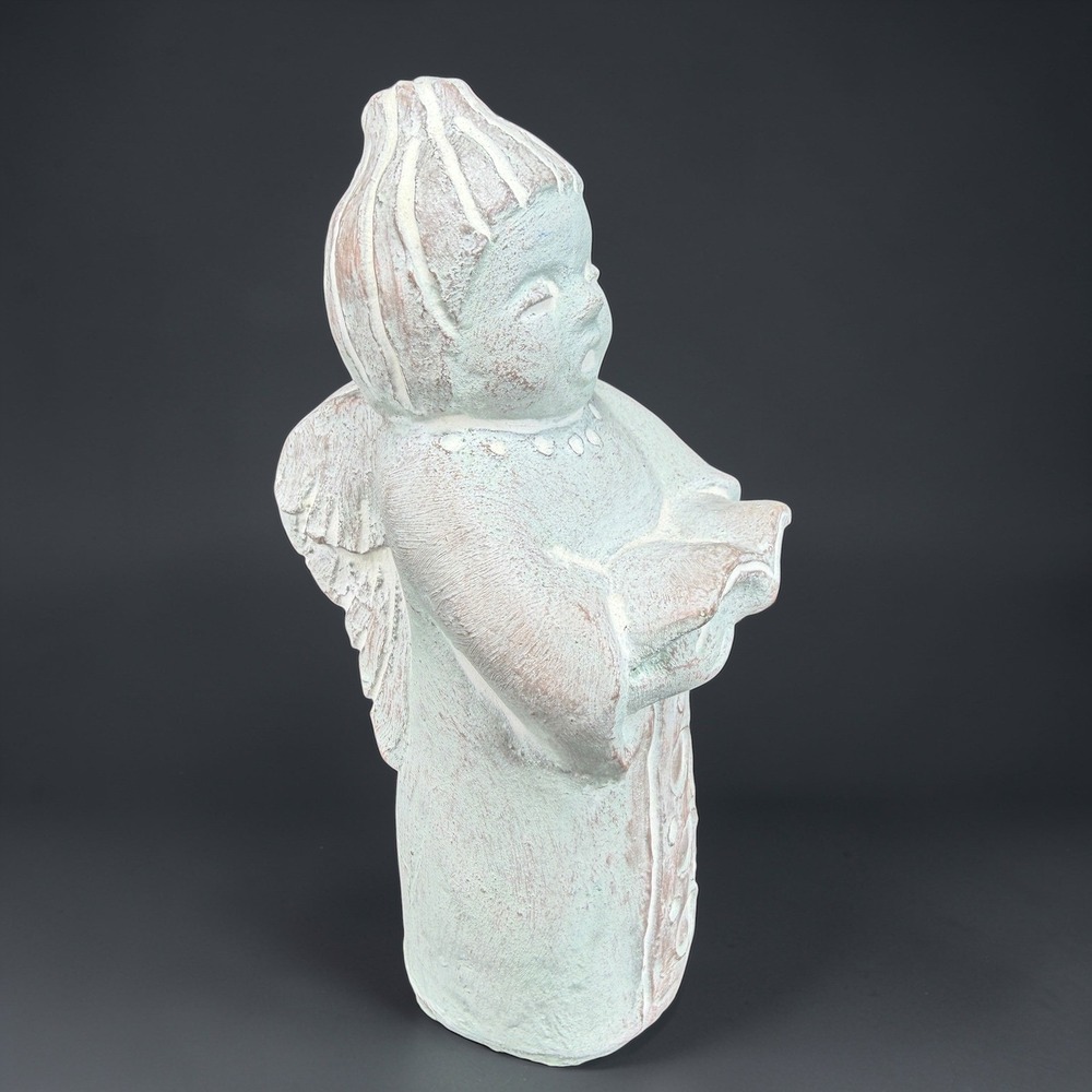Vintage 1988 Isabel Bloom Singing Angel Choir Girl Concrete Sculpture‎ Figurine